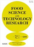 Food Science and Technology Research《食品科技研究》