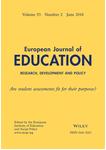 European Journal of Education《欧洲教育杂志》