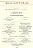 Indiana Law Journal《印第安纳法律杂志》