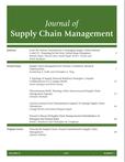 Journal of Supply Chain Management《供应链管理杂志》