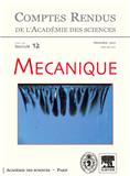 Comptes Rendus Mécanique（或：COMPTES RENDUS MECANIQUE）《法兰西科学院报告：机械工程》