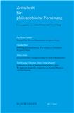 Zeitschrift für philosophische Forschung（或：ZEITSCHRIFT FUR PHILOSOPHISCHE FORSCHUNG）《哲学研究杂志》
