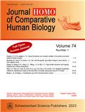 HOMO-Journal of Comparative Human Biology《人类:比较人类生物学杂志》