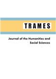 TRAMES-Journal of the Humanities and Social Sciences《TRAMES：人文杂志》