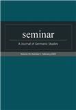Seminar-A Journal of Germanic Studies《研讨会:日耳曼研究杂志》