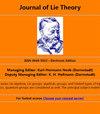 Journal of Lie Theory《李群理论杂志》