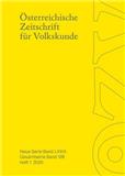 Österreichische Zeitschrift für Volkskunde（或：OSTERREICHISCHE ZEITSCHRIFT FUR VOLKSKUNDE）《奥地利民俗学杂志》